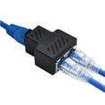 thumbnail image 6 of Rj45 Ethernet Splitter Adapter 1 to 2 LAN Ethernet Network RJ45 Splitter Cable Extender Plug Adapter Connectors Support Cat5 Cat5e Cat6 Cat6e Cat7 Ethernet Cable, Black, 6 of 7