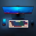 thumbnail image 4 of Teclado para juegos de 61 teclas, interfaz tipo C, retroiluminación RGB de 1000 mAh para tableta y portátil, 4 of 5