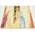 thumbnail image 2 of Unique Loom Indoor Rectangular Abstract Modern Area Rugs Orange/Off-White/Blue, 5' 0 x 8' 0, 2 of 6