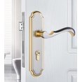 thumbnail image 3 of Qrity Door Handle Lock Zinc Alloy Lever Lock, Modern Door Handle Set, Anti-Theft Door Lever Lock with Keys, 3 of 4