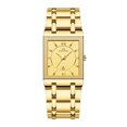 thumbnail image 1 of Relojes para Hombre Relojes de Pulsera Cuadrados Reloj de Oro de Acero Inoxidable Reloj de Pulsera con Diamantes Relojes Decorativos, 1 of 5