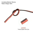 thumbnail image 3 of 2 Conductor Parallel Silicone Wire 22AWG 22 Gauge Red Black Electrical Wire Tinned Copper 1m/3.3ft, 3 of 6
