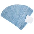 thumbnail image 3 of Arkwright Spray Mop Replacement Pads - (Pack of 12) Bulk Microfiber Flat Dry and Wet Refill Mop Pads Floor Cleaning, Compatible with Bona and Rubbermaid, Fits All Mop Heads, 18 in, Blue, 3 of 4