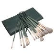 thumbnail image 4 of Juego de 14 brochas de maquillaje JAAS fibra sintética con BOLSA de CUERO PU, 4 of 5