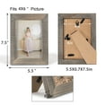 thumbnail image 5 of Homebeez Wood Picture Photo Frame 4"*6" Tabletop and Wall Mounted Display, 5 of 9