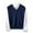 Navy, variant on Busydd Mens Sweater Vest Trendy V Neck Knitted Vest for Men Casual Solid Color Sleeveless Mens Sweaters and Pullovers XL