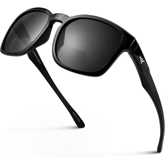 KastKing Pecos Bifocal Polarized Sunglasses, Bi-Focal x1.5 x2.0 x2.5 Magnifications, Sport Reader Sunglasses, UV Protection