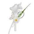 thumbnail image 7 of 2Pack Rose Wrist Flower Corsage Set Bride And Groom Corsage Bracelet Bridesmaid Pearl Leaf Wrist Flower for Wedding Party Prom Homecoming Girl Hand Flower Decoration, 7 of 7