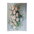 thumbnail image 2 of BZSMCE Square Tablecloth Beautiful Blush Roses Pattern Tableclothes, 2 of 9