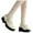 Beige, variant on 12 Packs Women's Stockings Leg Gothic Knit Long Leggings Gaiters Knee Cuff Ankle Heap Socks