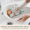 thumbnail image 4 of Funny Pioneer Flower Microfiber Kitchen Towel Set 2 Count, 4 of 9