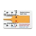thumbnail image 2 of LOVIVER Lightweight Plastic Tyre Tread Depth Gauge Calipers Auto Car Motorcycle, 2 of 8