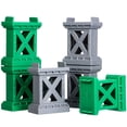 thumbnail image 1 of MasteelfCA 6 Pcs Train Bridge Piers Train Track Pieces Train Bridge Support For Wooden Train Track Train Accessories, 1 of 8