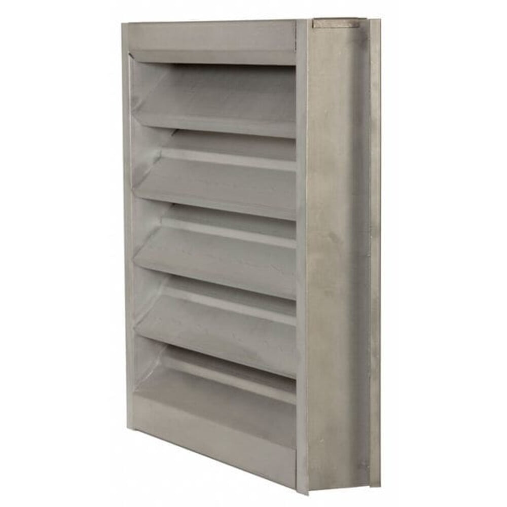 Louver,Wall Opening 24x24In,Galvannealed 4FZG4
