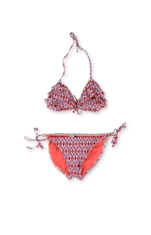 Kenneth Cole Womens Triangle Cora Side Tie 2 Piece Bikini Kenneth Cole Womens Triangle Cora Side Tie 2 Piece Bikini