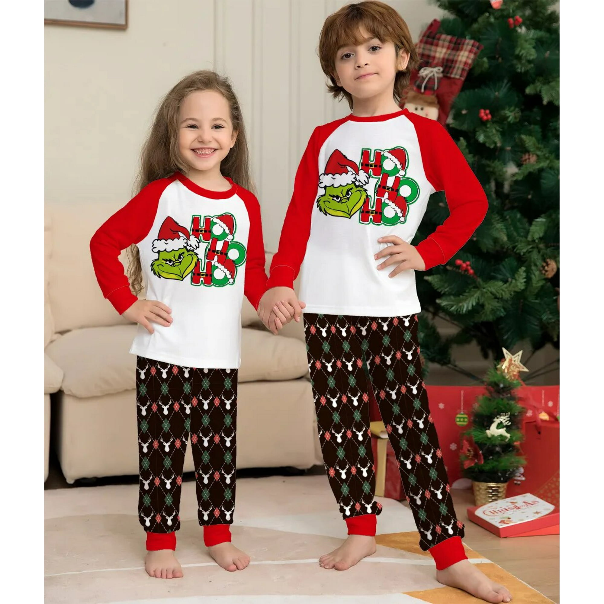 Matching family pajamas cotton sale
