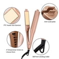 thumbnail image 2 of Jinsinto Hair Straighteners, Straightens & Curls, 100-230 Adjustable Temperature With Ceramic Plates - Gold, 2 of 4