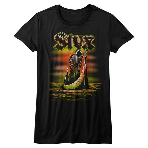 Styx Ferryman Black Junior Women's T-Shirt