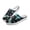 Butterfly Floral, variant on Unisex Breathable Mesh Slip On Clogs | Skeleton Lily Print | Lightweight EVA Sole Summer Walking Shoes