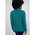 thumbnail image 2 of Jessica London Women's Plus Size Cable Blazer Sweater, 2 of 6