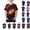 Multicolor G, variant on Afuyipoi Graphic T-shirts for Boys,Summer Short Sleeve Breathable Casual Tops for Kids Multicolor 7-8 T