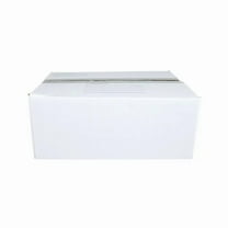 Scatch Large 14" x 10" x 5.5" Mailing Box: Cardboard Shipping & Moving Packaging, White, No Closure