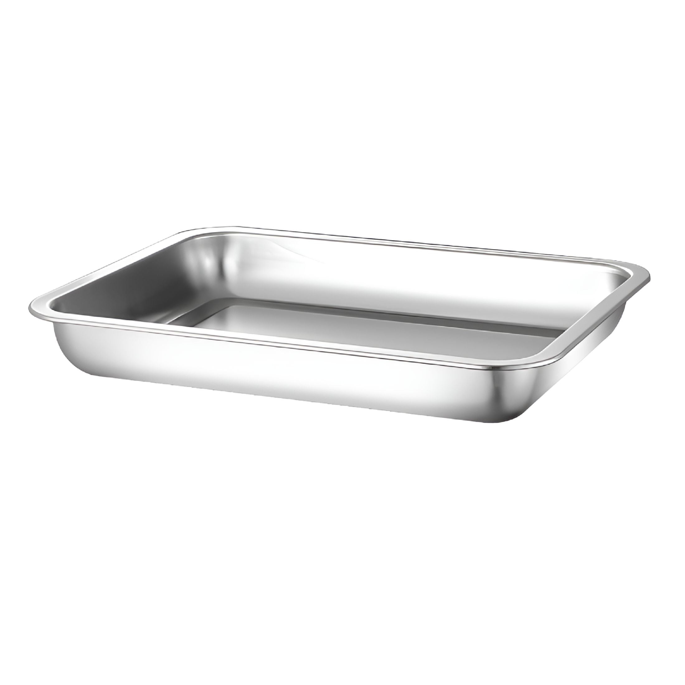 ACDANC 2026 New Large Rectangular Cat Litter Box Stainless Steel Litter Box Low Edge Open Cat Litter Box for Home, Apartment, Office, Kennel, Travel