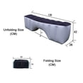thumbnail image 3 of Colchón inflable OGLAND para cama de viaje aéreo para coche, almohadilla para espacio en el asiento trasero, 130 × 28 × 42 cm, accesorios para automóviles, cama inflable sin bomba de aire, 3 of 5