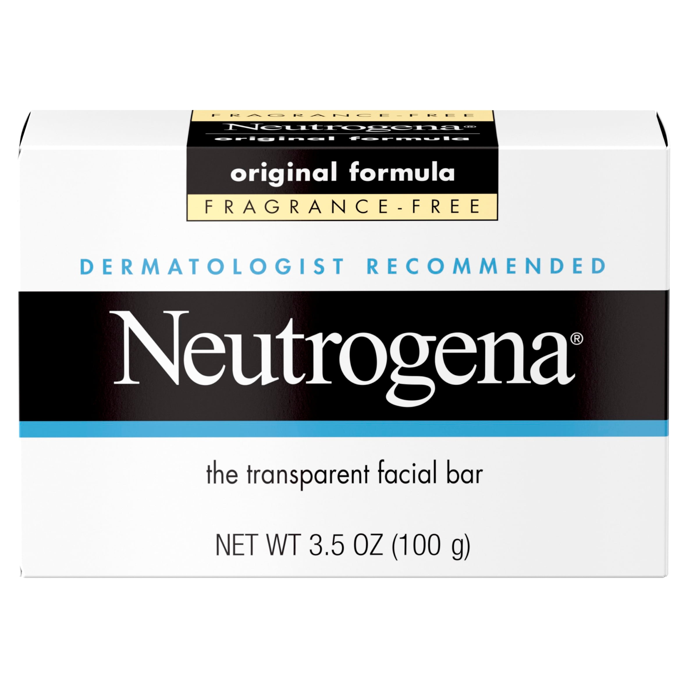 Neutrogena Original FragranceFree Gentle Facial Cleansing Bar, 3.5 oz