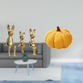 thumbnail image 2 of Figura decorativa de calabaza sentada, de cerámica, ideal para niños. Un regalo perfecto para decorar tu hogar., 2 of 8