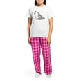 thumbnail image 4 of CafePress - Wolf Women's Light Pajamas - Women's Short Sleeve Print T-Shirt and Pants Light Cotton Pajama Set, 4 of 7