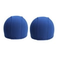 thumbnail image 4 of Worgeous Swimming Caps Polyester Comfortable Fit 2Pcs One Size Fits All Sapphire Blue, 4 of 8
