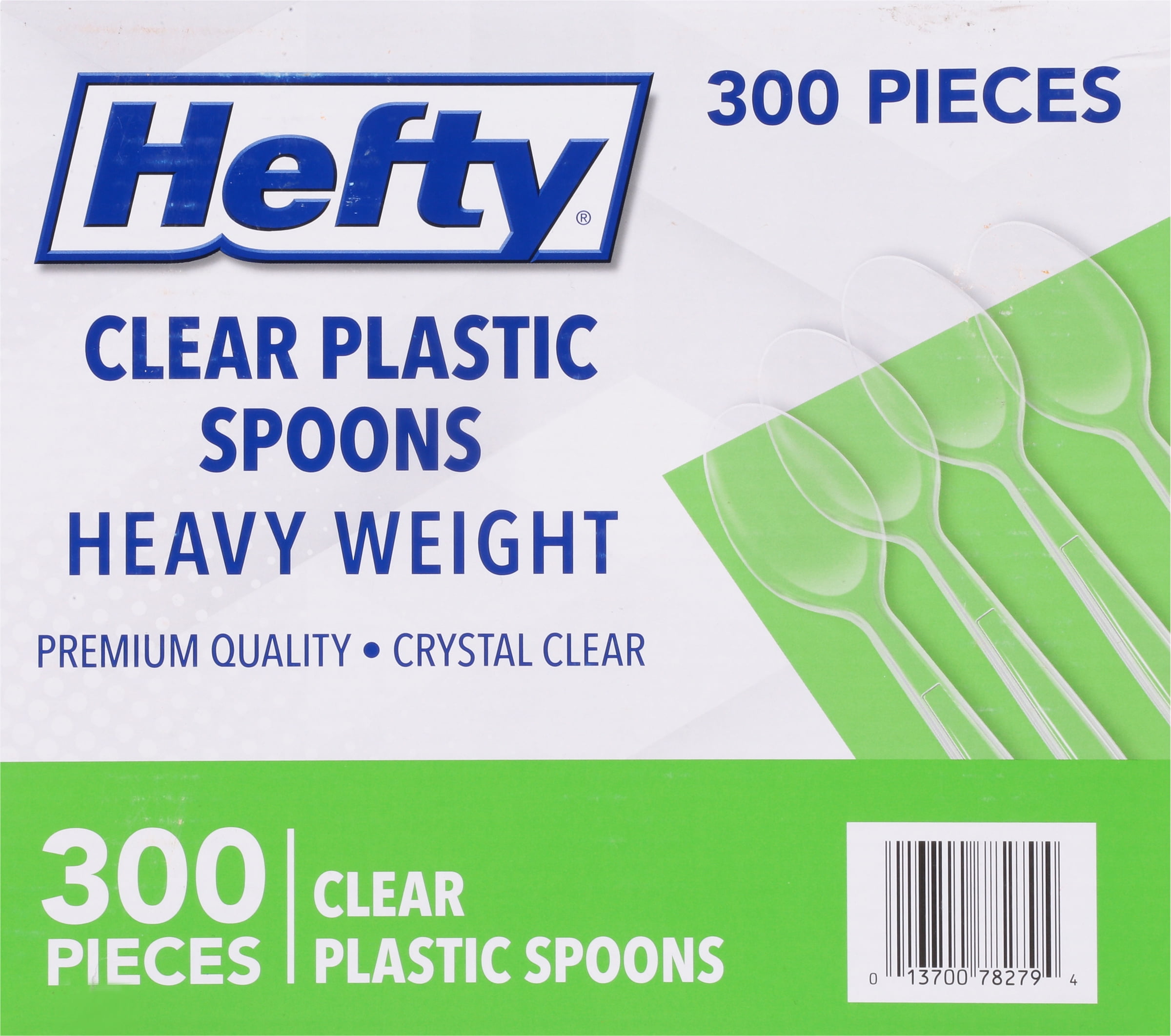 Hefty Clear Plastic Spoons (300 Count)