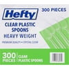 Hefty Clear Plastic Spoons (300 Count)
