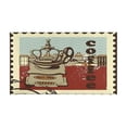thumbnail image 2 of Coffee Vintage Stamp Pattern Kitchen Mats Set Of 2,Kitchen Rugs Mats with Dirty Resistance,washable,Non-Slip,kitchen Rugs and Mats 17.7x24+17.7x48inch, 2 of 7