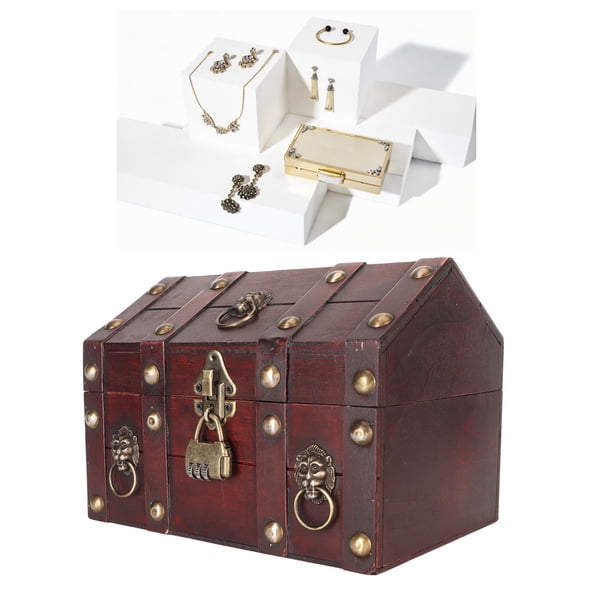 Coffret à montres de Luxe – Coffre de rangement – ​​6 compartiments – Coffre à bijoux
