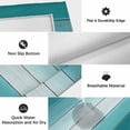 thumbnail image 6 of Teal Turquoise Outdoor Rug for Patio/Deck/Porch, Non-Slip Large Area Rug 6 x 9 Ft, Farmhouse Abstract Gradient Wooden Plank Indoor Outdoor Rugs Washable Area Rugs, Camping Rug Carpet Runner, 6 of 8