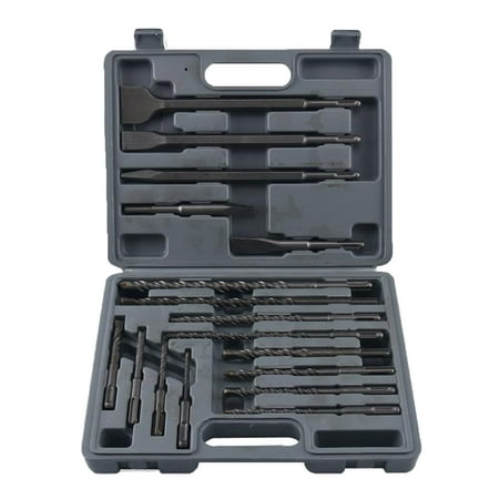 

flat chisel 1 Set Rotary Hammer Drill Bits and Chisels Kit Rotary Hammer Tools for Glass Tile