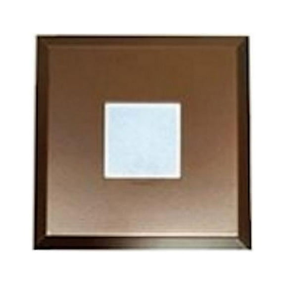 NICOR Lighting DLF301203KSQOB SureFit(v3) LED Flush Mount Ceiling Light, 3000K with Square Oil-Rubbed Bronze Trim
