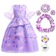thumbnail image 1 of Disney princesa Encanto vestido niñas Isabela Cosplay disfraz carnaval cumpleaños fiesta Halloween zhangmengya unisex, 1 of 2
