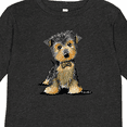 thumbnail image 4 of Inktastic Little Gent Yorkie Boys or Girls Long Sleeve Toddler T-Shirt, 4 of 5