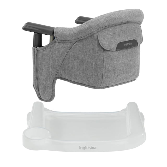Trona portátil Inglesina Fast Table Sillón gris piedra