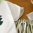 thumbnail image 3 of Toddler Boy Summer Outfit Clothes Short Sleeve Cartoon Printed Shirt Shorts Set 6-12 Months 12-24 Months 2t 3t 4t 5t 6t 7t 8t 9t Children 6-7 Years, 3 of 4