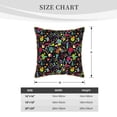thumbnail image 2 of KLL Colorful Geometric Figures Decorative Throw Pillow Covers Velvet Soft for Couch Sofa Bedroom Living Room Outdoor (No pillow core)- 16"x16", 2 of 5