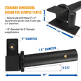 thumbnail image 2 of Weight Plate Holder for 2x2 Inch Power Rack ,Power Rack Attachment for Weight Plates ,Weight Storage Rack for Power Rack, 2 of 6