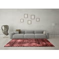 thumbnail image 3 of Ahgly Company Indoor Rectangle Abstract Red Modern Area Rugs, 5' x 7', 3 of 4