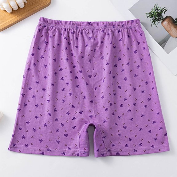 Yertdoel Pajama Shorts Women Fashion Printed Elastic Waist Loose Fitting Modal Lounge Bottoms Thin Cozy Soft Casual Sleep Shorts
