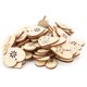 thumbnail image 3 of 200Pcs Wood Blocks DIY Wooden Buttons Natural Wood Material HeartShaped Wood Chips for Decoration, 3 of 3