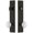 Timeless Bronze, variant on Grandeur 840253 Carre Solid Brass Tall Plate Single Cylinder Keyed Entry Set - Nickel