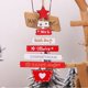 thumbnail image 5 of Naiovety Oficina Hotel Navidad decoración interior sala de estar dormitorio árbol signo escaparate ornamento reutilizable Festival Decoración Kits de decoración para fiestas Rojo Naiovety HA069283-01, 5 of 6